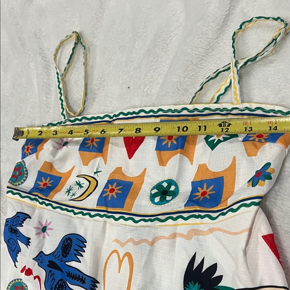 ALEMAIS SOLEIL SUNDRESS PRINT Maxi Dress Sz M - Picture 8 of 10